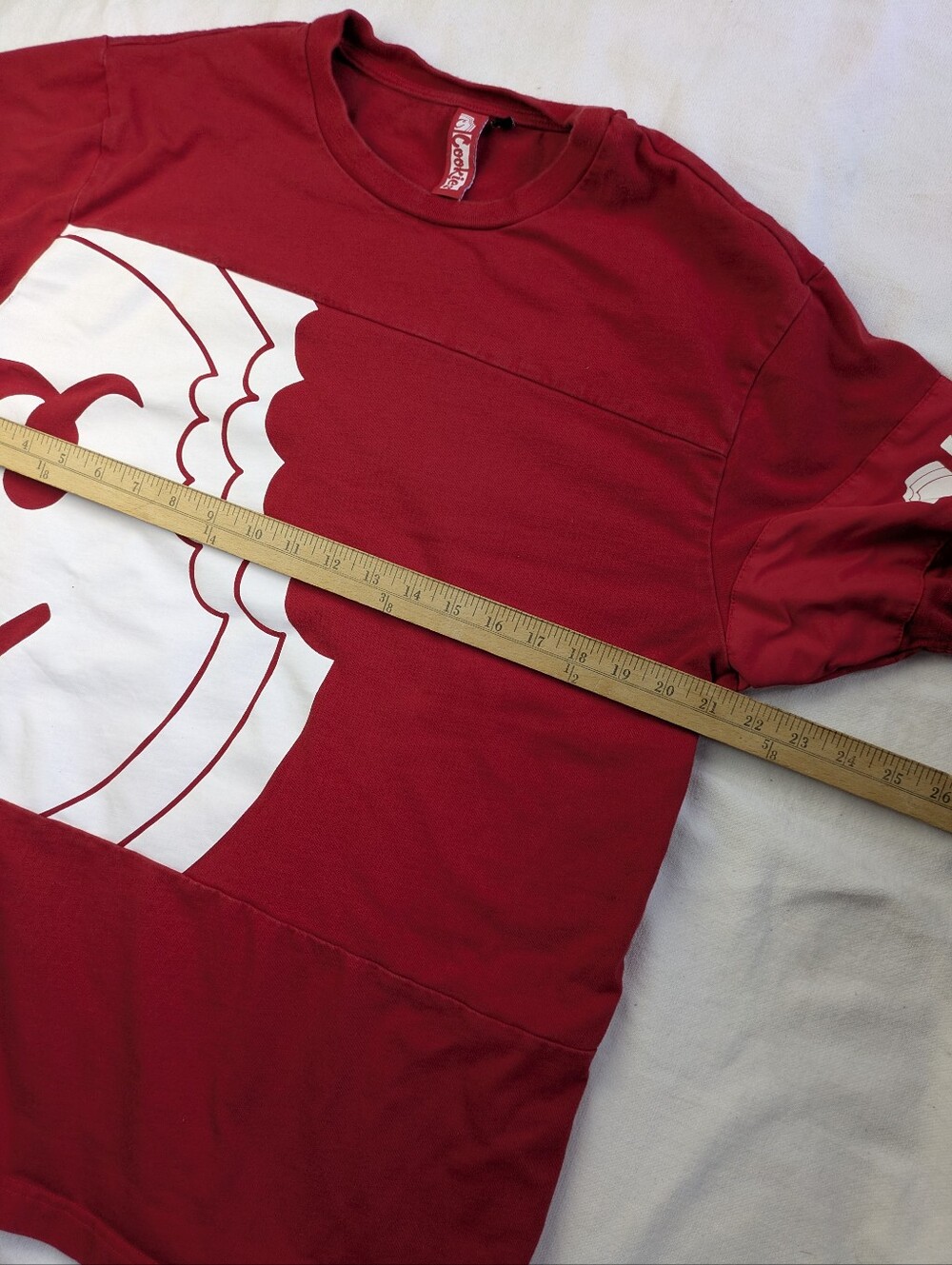Men's XL Cookies Red Tshirt With Graphic - Picture 5 of 8